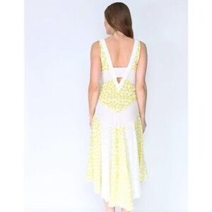 Anthropologie Leifnotes Yellow Bird Midi Dress - Size 2
